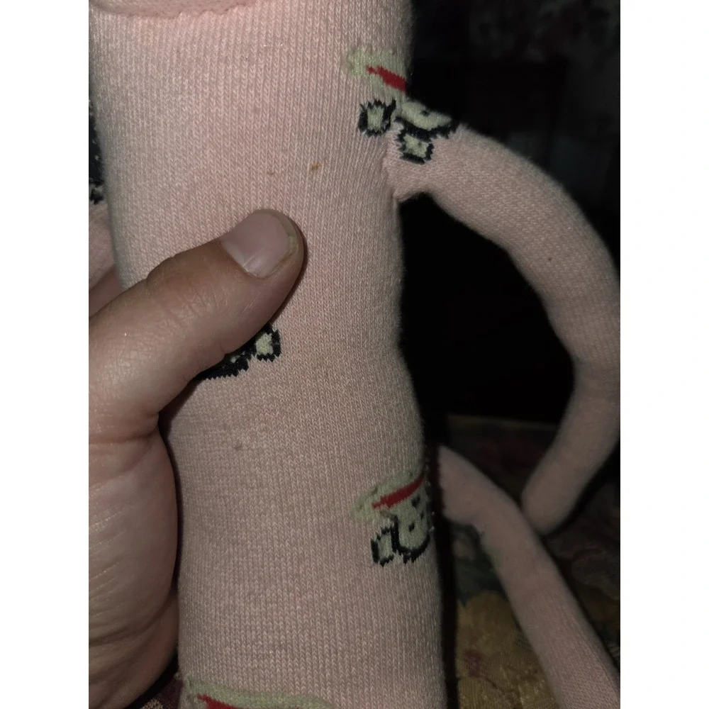 Vintage 2006 Paul Frank Pink Sock Monkey Approximately 15